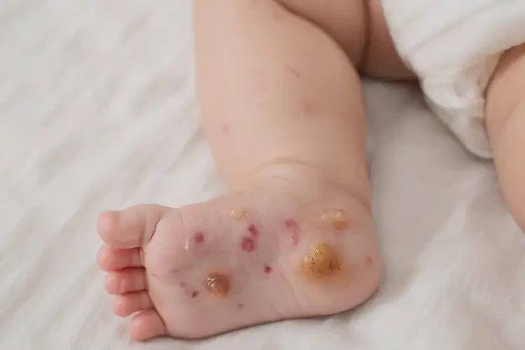 宝宝小腿上容易长湿疹不管它会自己痊愈吗(图3)