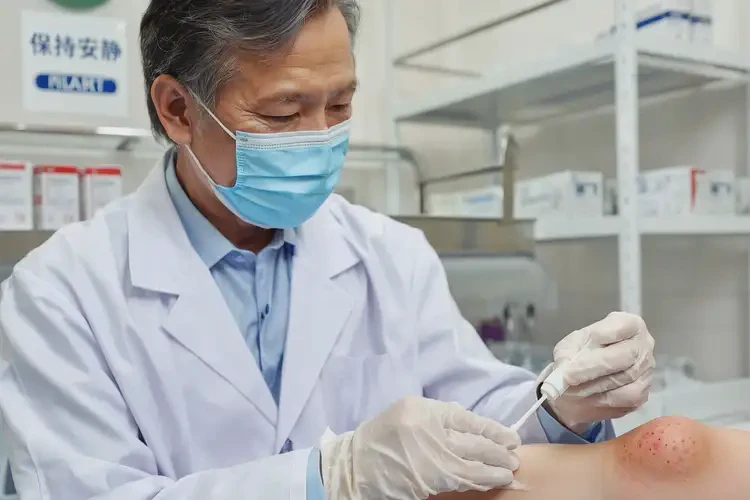 少兒小腿上起濕疹不管它會自己痊愈嗎(圖1)