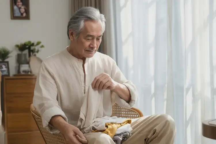 老人脖子起濕疹不管它會自己好嗎(圖1)