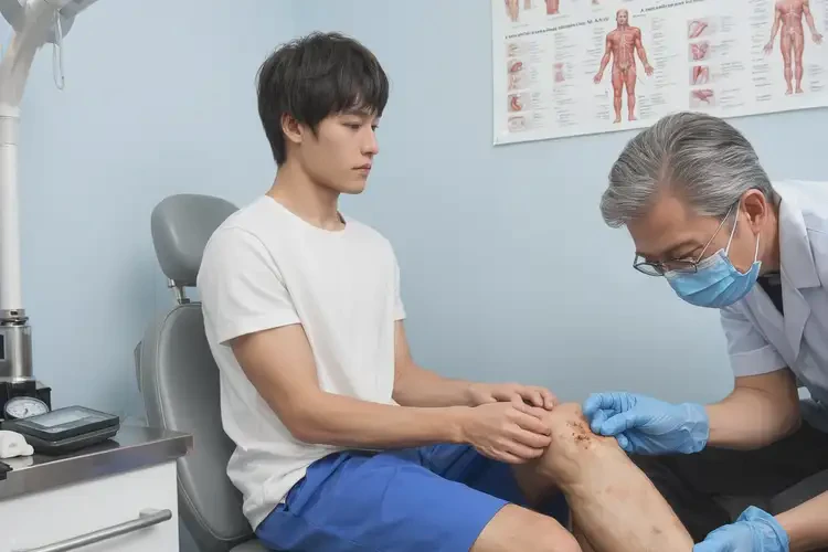 男生小腿起濕疹可不可以徹底自愈(圖2)