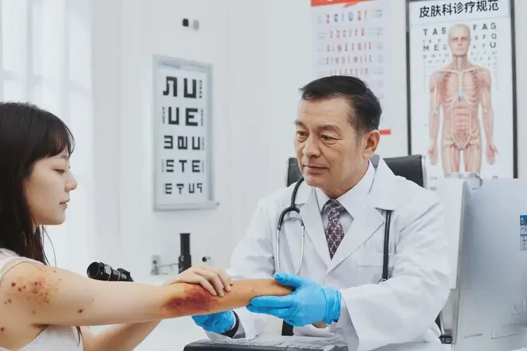 青年人手臂上偶爾長濕疹能徹底自愈嗎(圖3)