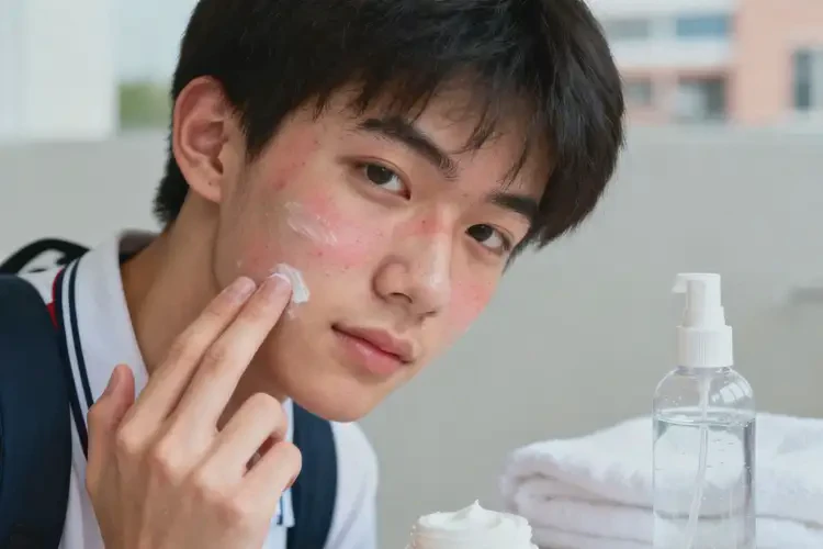 大學生臉上出濕疹可不可以徹底自愈(圖3)