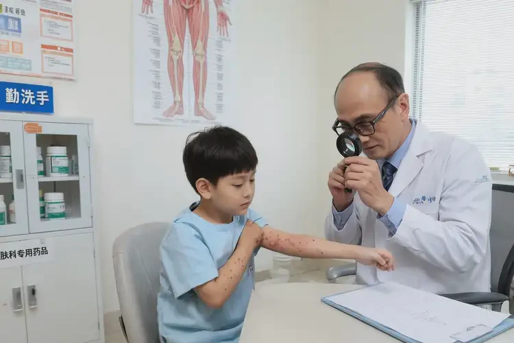 小兒四肢偶爾長濕疹不管它會自己好嗎(圖1)