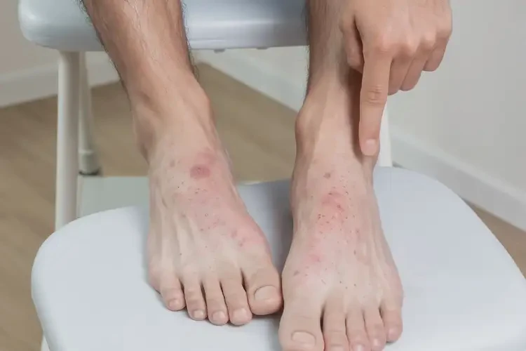 青年人脚上经常起湿疹不管它会自己好吗(图4)