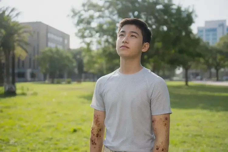 大學(xué)生四肢容易起濕疹不管它會自己好嗎(圖1)