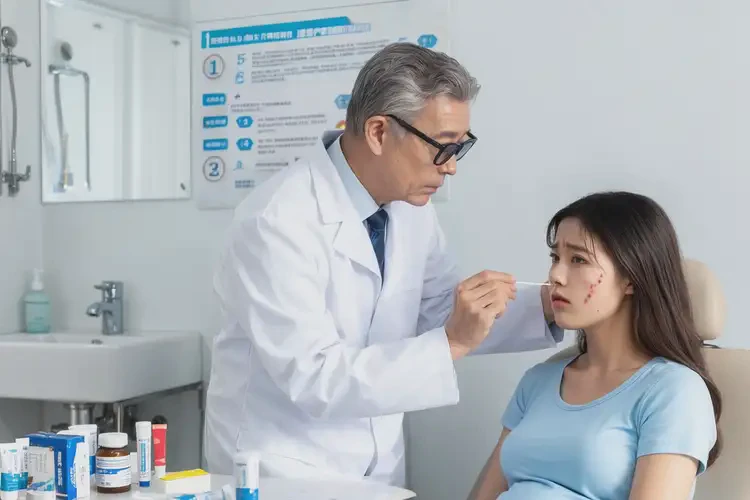 產(chǎn)婦臉上經(jīng)常長(zhǎng)濕疹不管它會(huì)自己痊愈嗎(圖2)