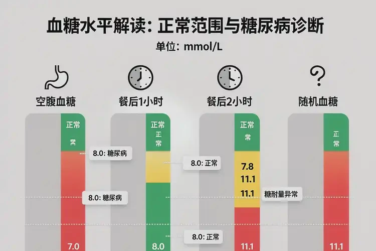 中老年人晚上血糖8點0是糖尿病嗎(圖2)