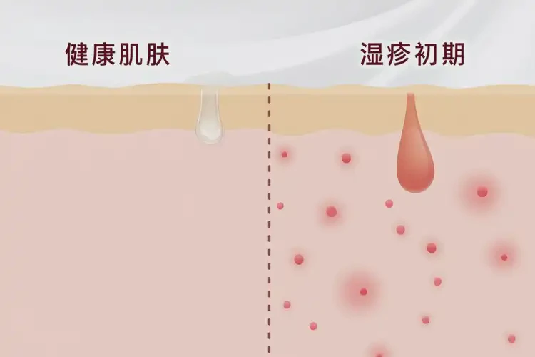 少儿屁股上出湿疹可以彻底自愈吗(图1)