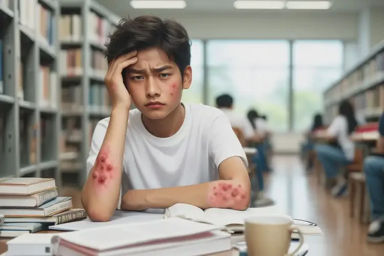 大學(xué)生四肢容易起濕疹不管它會自己好嗎(圖4)