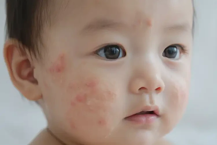 嬰幼兒面部偶爾長濕疹能靠自己自愈嗎(圖4)