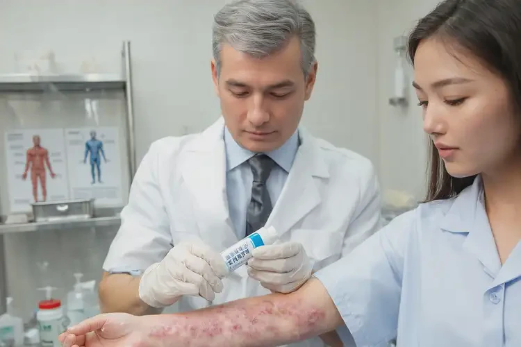 女性手臂上容易起濕疹不管它會自己自愈嗎(圖3)