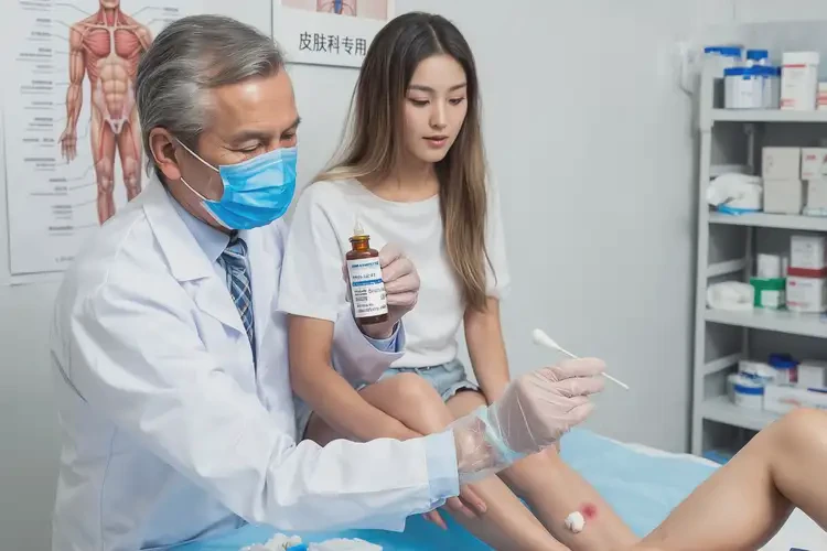 女生大腿上有湿疹不管它会自己自愈吗(图2)