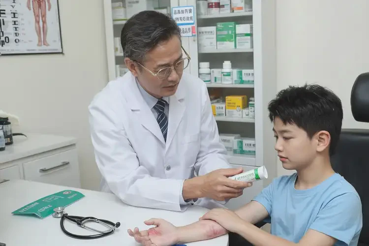 小兒手臂上容易起濕疹不管它會自己自愈嗎(圖1)