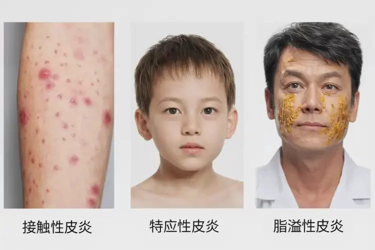 女人面部偶尔起湿疹不管它会自己好吗(图2)