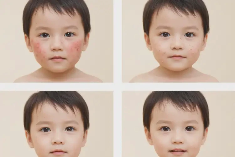 幼兒面部經(jīng)常起濕疹不管它會(huì)自己好嗎(圖4)