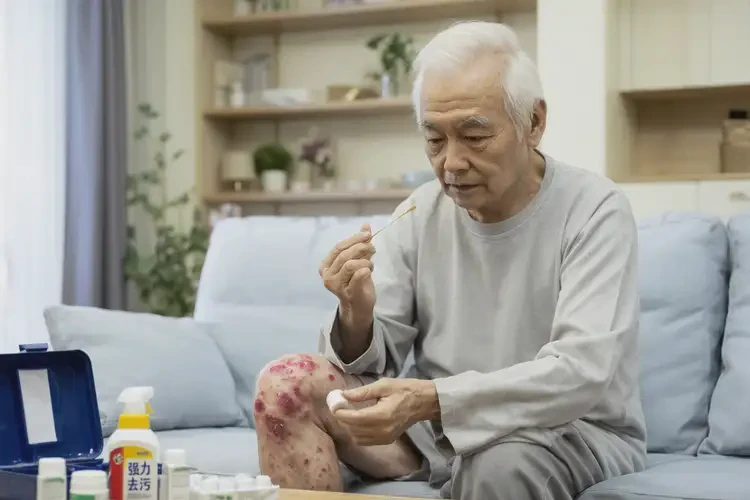 高齡老人小腿上長(zhǎng)濕疹能夠徹底治愈嗎(圖2)