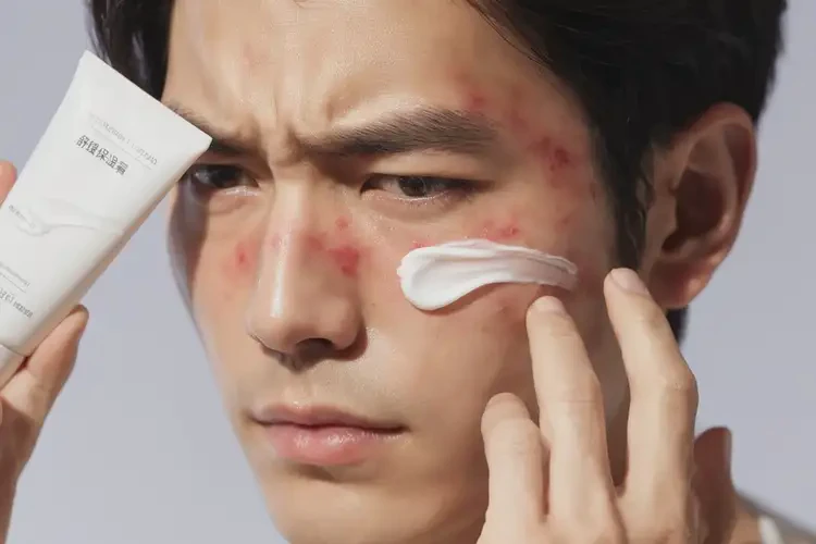 青年人面部有濕疹不管它會(huì)自己痊愈嗎(圖3)