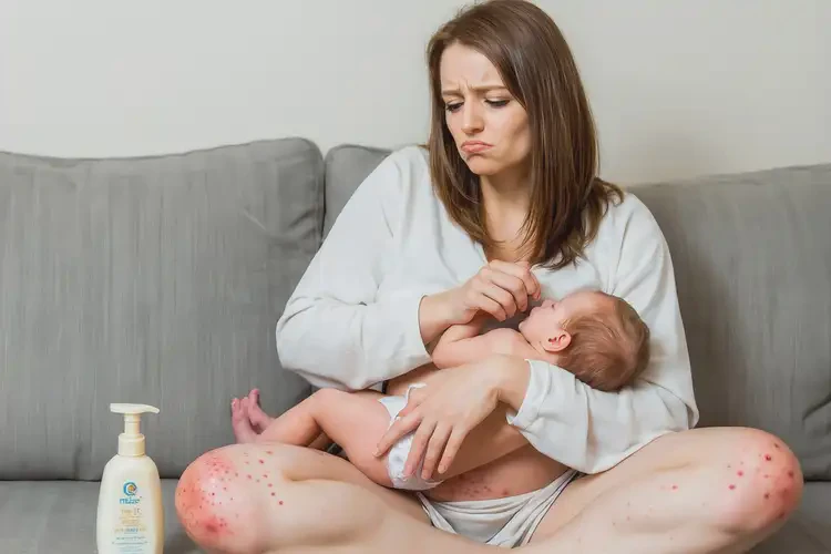 哺乳期媽媽大腿上起濕疹不管它會自己好嗎(圖4)