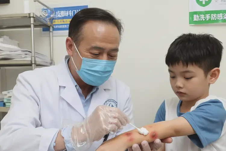 小學(xué)生手臂上長(zhǎng)濕疹不管它會(huì)自己痊愈嗎(圖3)