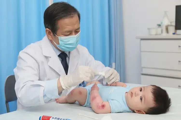 寶寶身上出現(xiàn)濕疹可不可以徹底自愈(圖3)