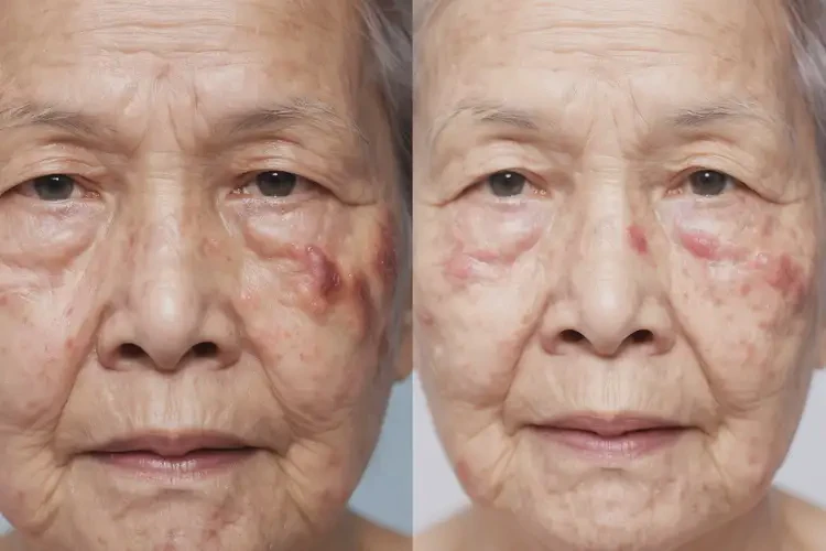 老年人面部容易长湿疹能彻底自愈吗(图2)