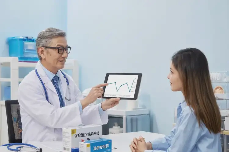 兒童大腿上出濕疹能夠徹底治愈嗎(圖1)