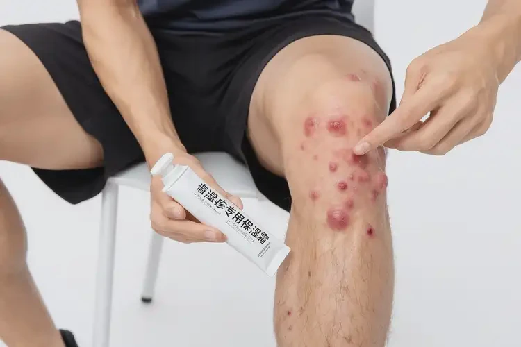 青年人小腿上容易起濕疹不管它會(huì)自己自愈嗎(圖2)