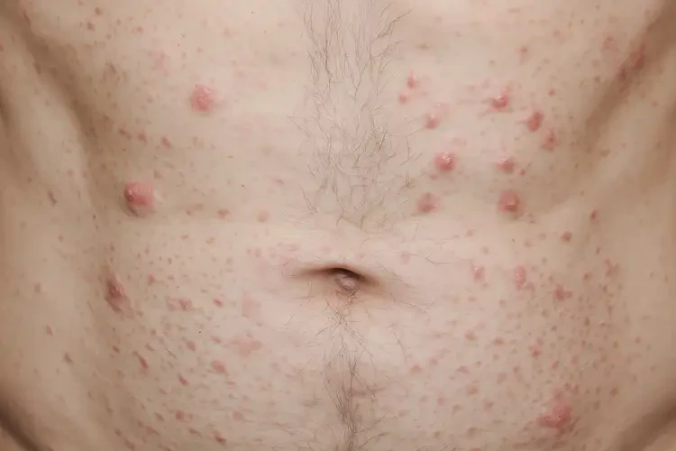 男性肚子上起濕疹不管它會(huì)自己自愈嗎(圖4)