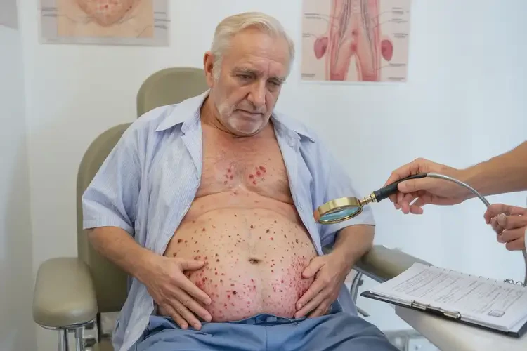 老人肚子上起濕疹可以徹底自愈嗎(圖4)