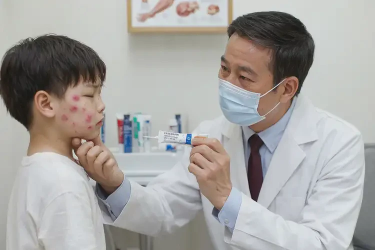 小兒臉上容易起濕疹不管它會自己好嗎(圖3)