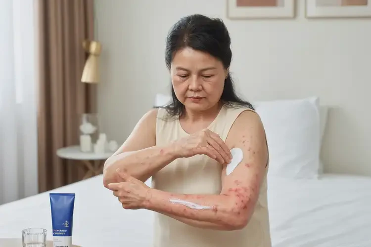 青年人屁股起濕疹不管它會(huì)自己自愈嗎(圖1)