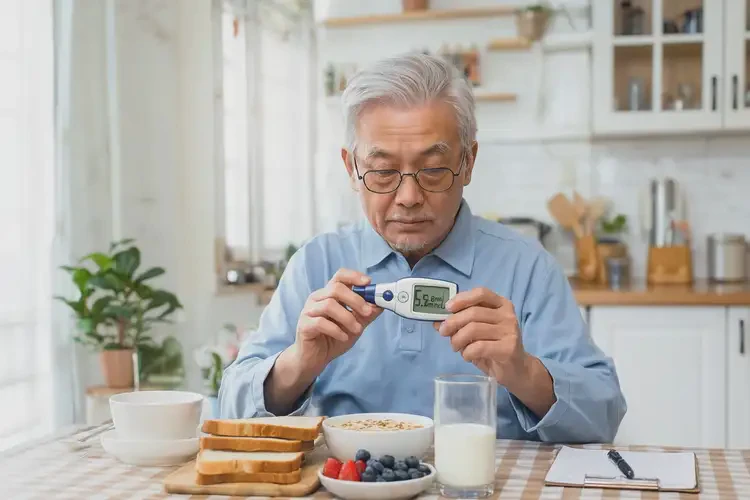 老年人早餐血糖14(圖1)