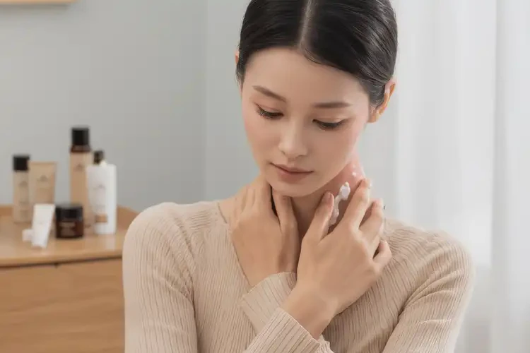 女人脖子長濕疹可以徹底自愈嗎(圖2)