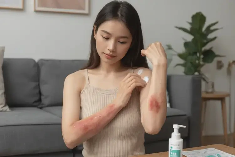 女生手臂上經(jīng)常長濕疹能徹底自愈嗎(圖1)