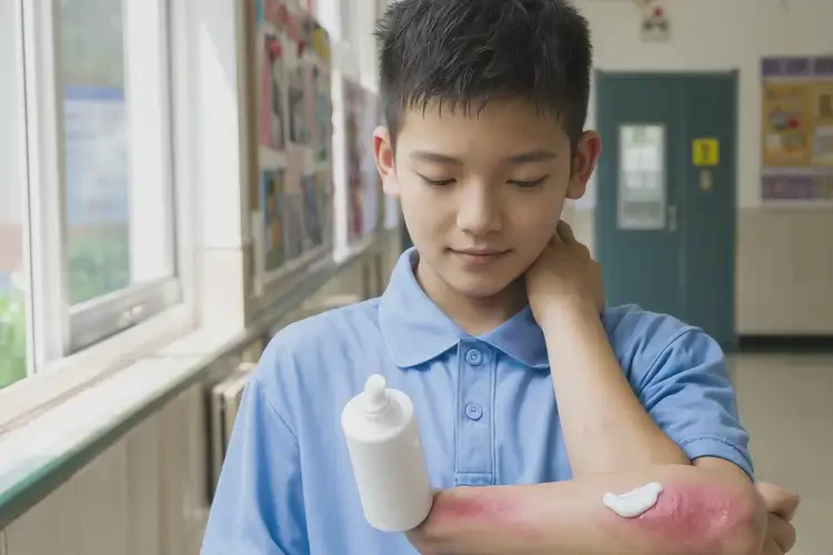 中學(xué)生脖子上長(zhǎng)濕疹能靠自己自愈嗎(圖3)