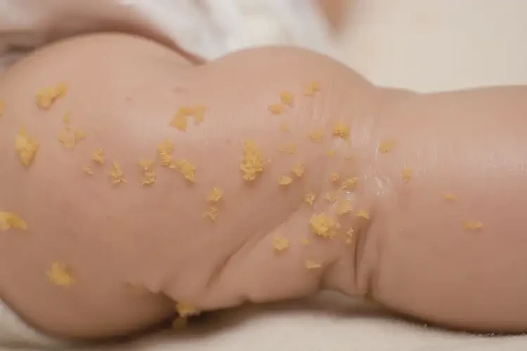 少兒小腿上容易起濕疹不管它會自己好嗎(圖2)