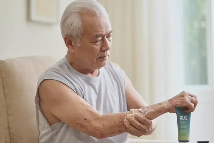老年人手臂上出湿疹不管它会自己好吗(图3)