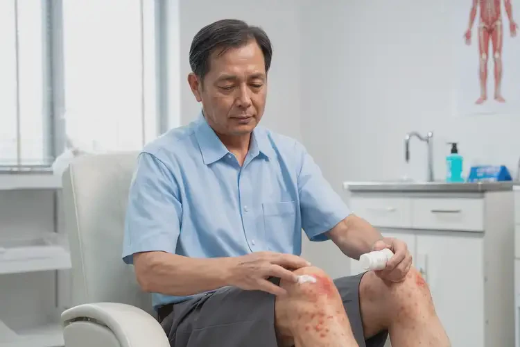 男性小腿上經(jīng)常長濕疹不管它會自己好嗎(圖3)