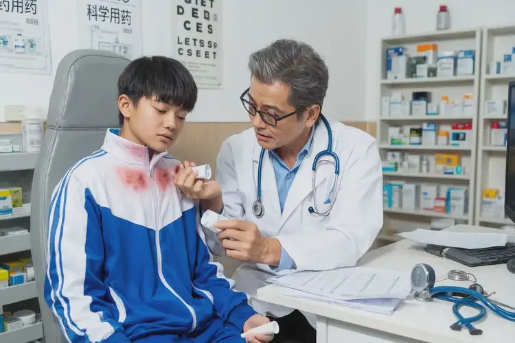 中學(xué)生脖子上容易起濕疹不管它會(huì)自己自愈嗎(圖2)