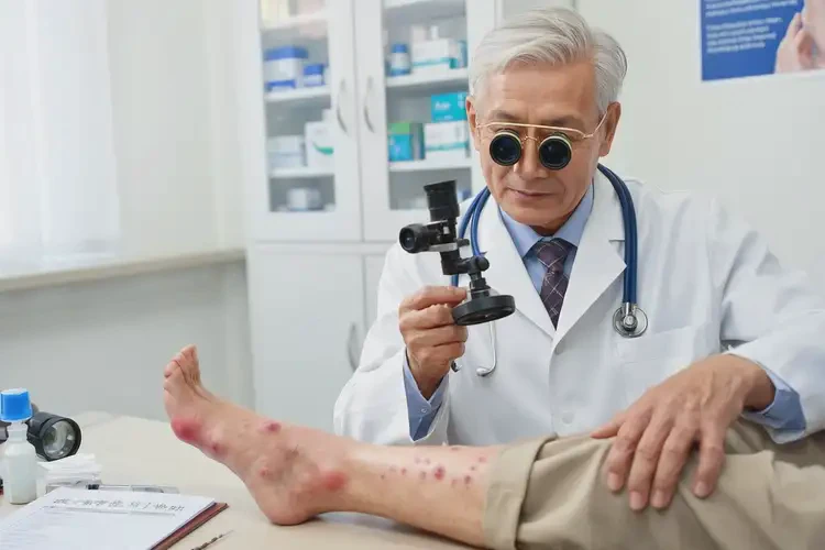 高齡老人小腿上長(zhǎng)濕疹能夠徹底治愈嗎(圖3)