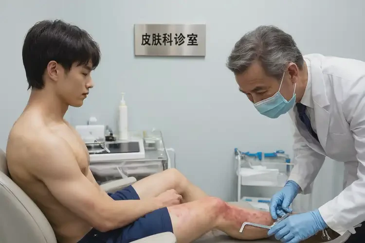 男生小腿起濕疹可不可以徹底自愈(圖3)