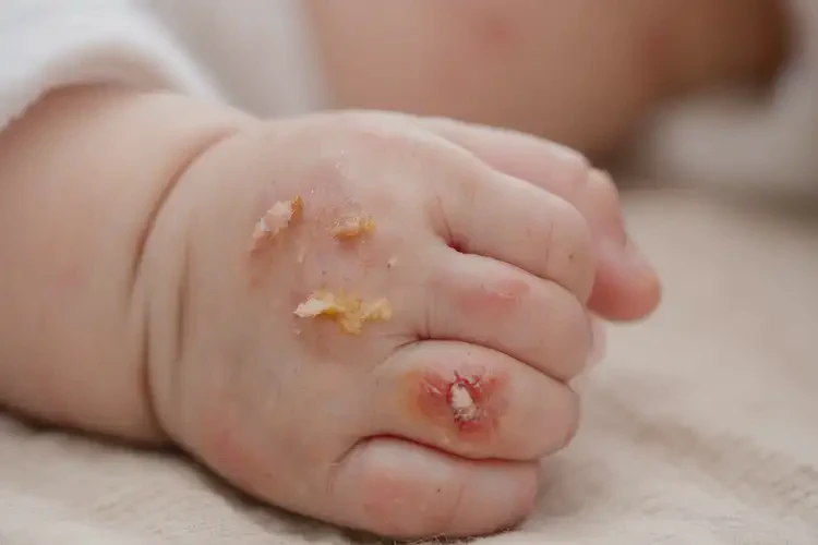 嬰兒手上偶爾長濕疹不管它會自己自愈嗎(圖3)