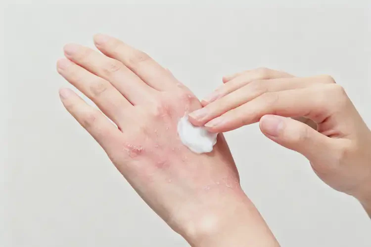 女性手上有濕疹不管它會(huì)自己自愈嗎(圖4)