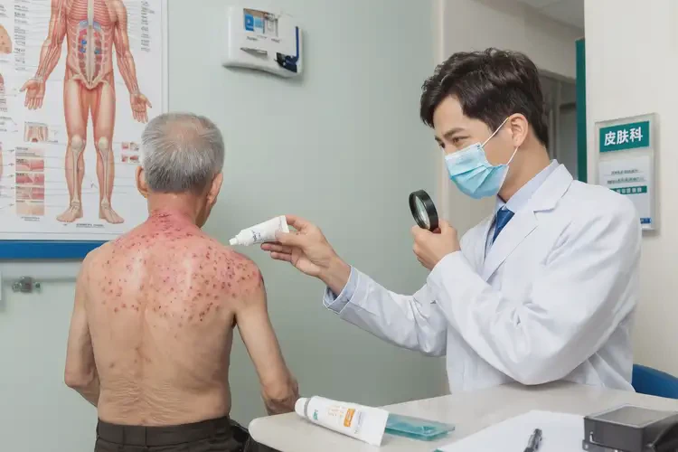 老人脖子起濕疹不管它會自己好嗎(圖3)