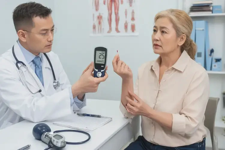 更年期女性晚上血糖25(图1)