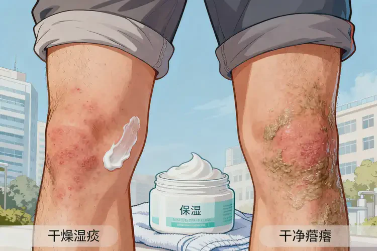 男人大腿出濕疹不管它會自己自愈嗎(圖4)