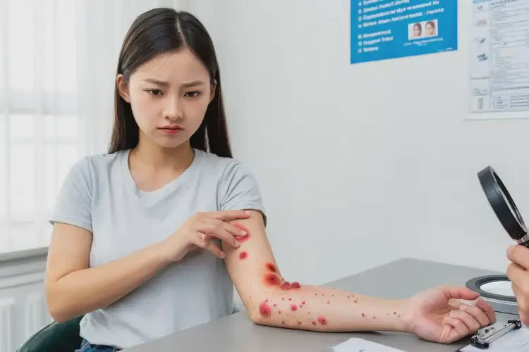 女生手臂出現(xiàn)濕疹能徹底自愈嗎(圖4)