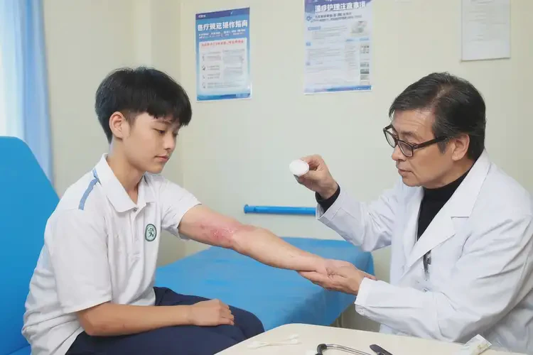 中學(xué)生手臂上容易長(zhǎng)濕疹能不能徹底自愈(圖2)