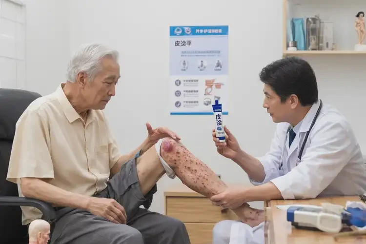 老人大腿上長濕疹能靠自己自愈嗎(圖2)