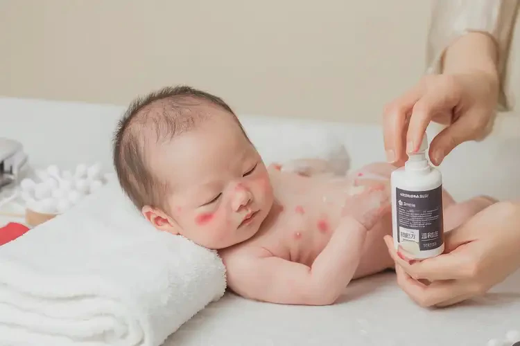 新生兒四肢偶爾起濕疹不管它會(huì)自己痊愈嗎(圖2)